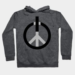 Peace power, press ON Hoodie